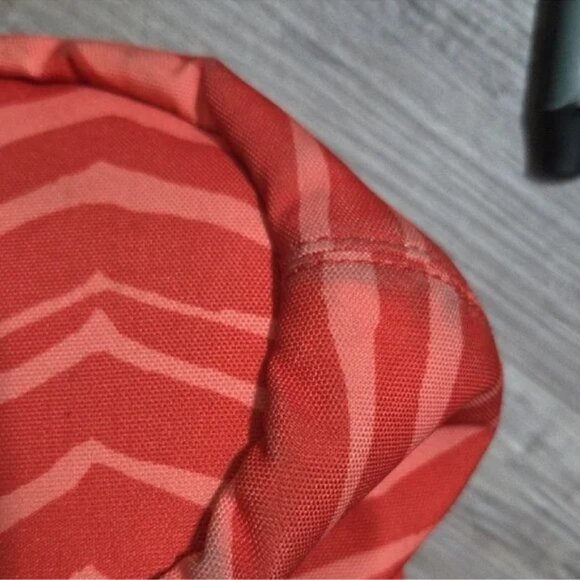 Coach Red and Tan Shoulder Bag with Slouchy Silhouette - Picture 8 of 12